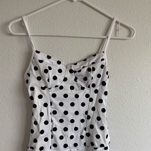 Polka dot bodysuit